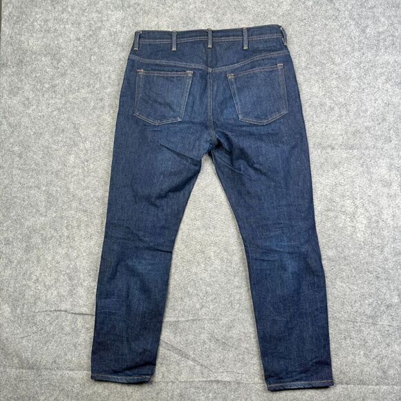 Acne Studios Bla Konst Jeans 31x32 Dark Wash Blue Selvedge Denim 32x26 MEAS - Picture 9 of 11